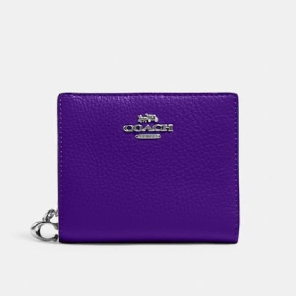 Coach Snap Wallet Purple